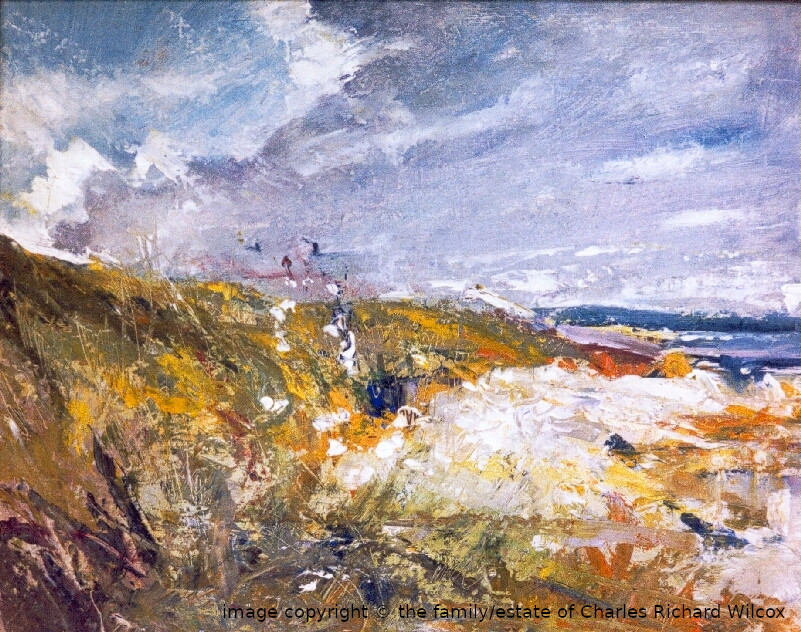 "Wind and Colour" painting by Charles Richard Wilcox